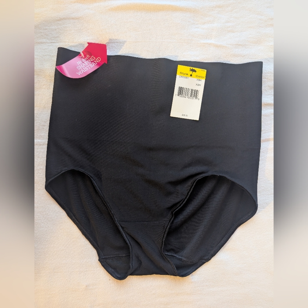 Maidenform Black High-Waisted Briefs NWT